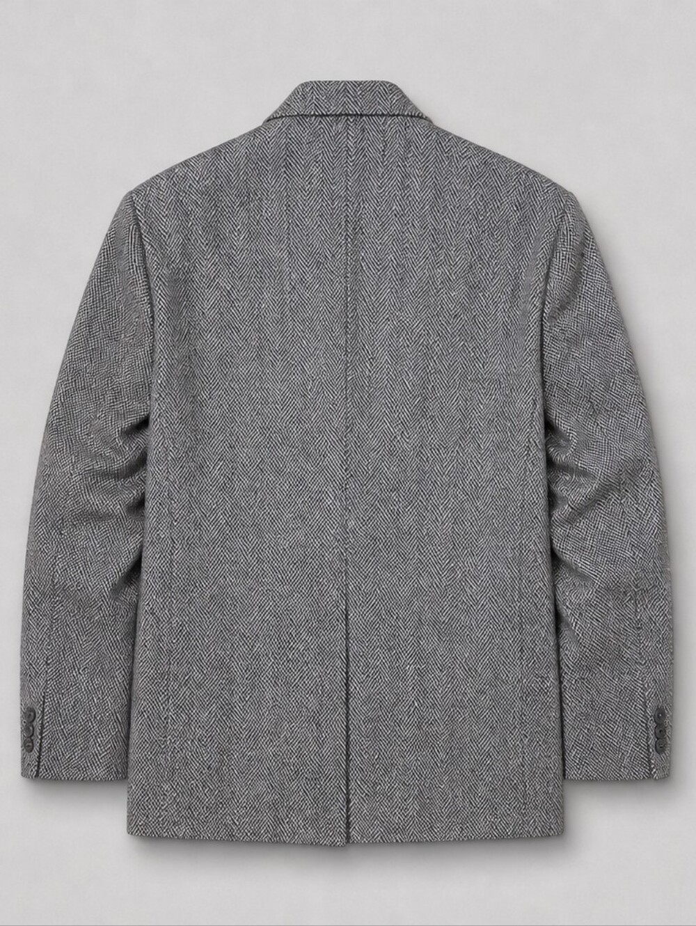 Cricketeer Blazer Mens 48L Brown Herringbone Lambswool Sport Coat Jacket Canada - Picture 4 of 14